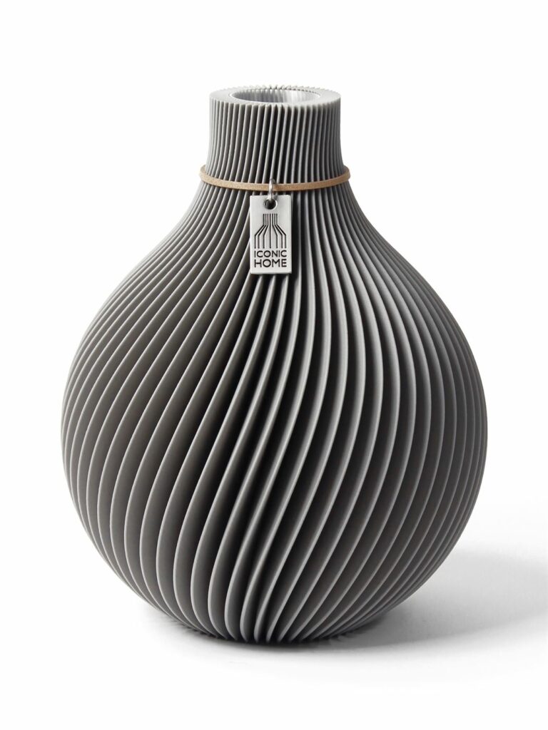 Vase Sphere Dreamy Grey Small ICONIC HOME