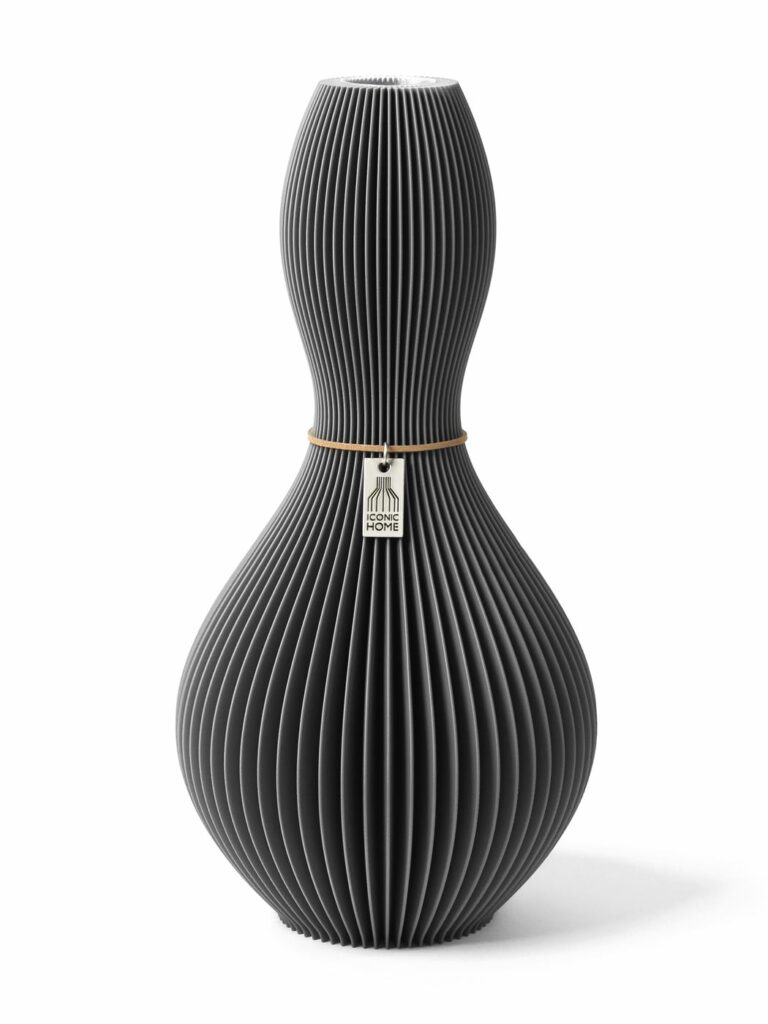 Vase Shape Shadow Grey Medium ICONIC HOME